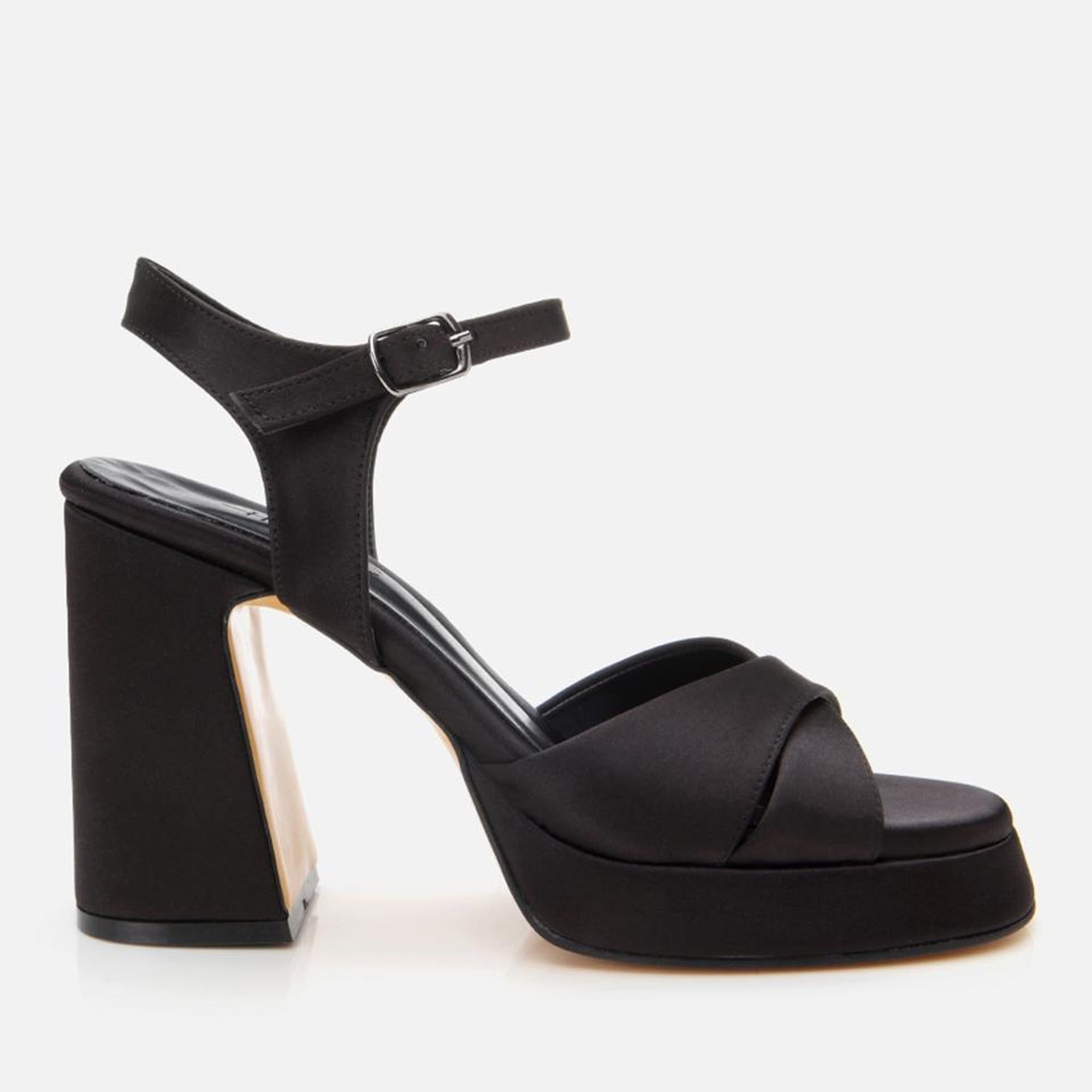 Kadın Siyah Abiye Yüksek Topuklu Sandalet