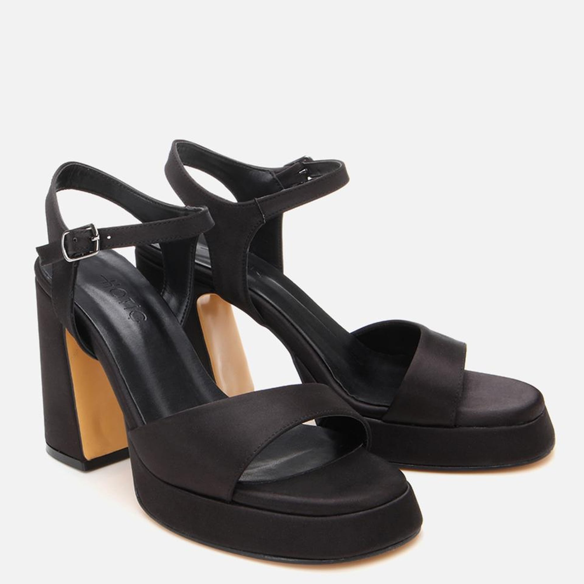 Kadın Siyah Abiye Yüksek Topuklu Sandalet