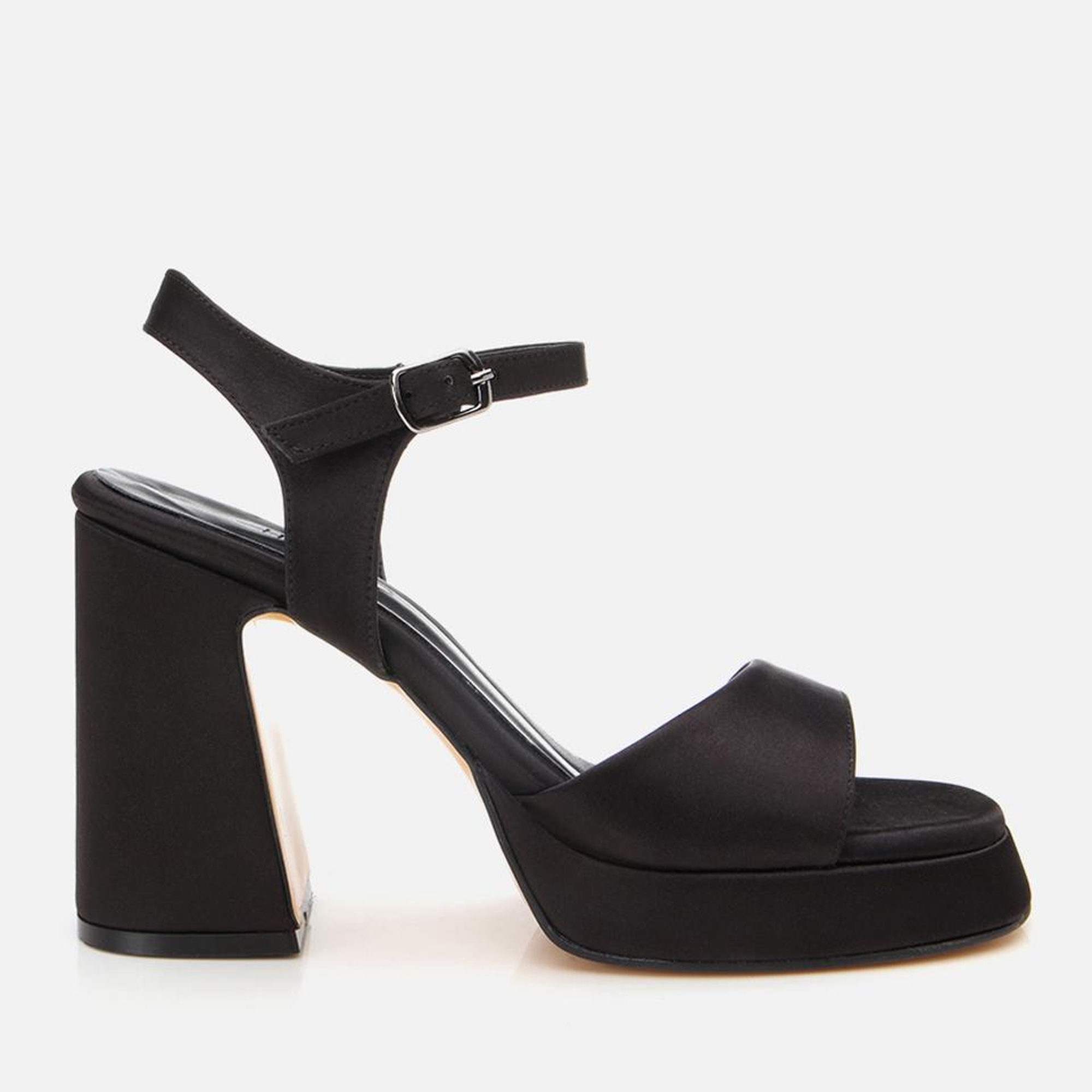 Kadın Siyah Abiye Yüksek Topuklu Sandalet