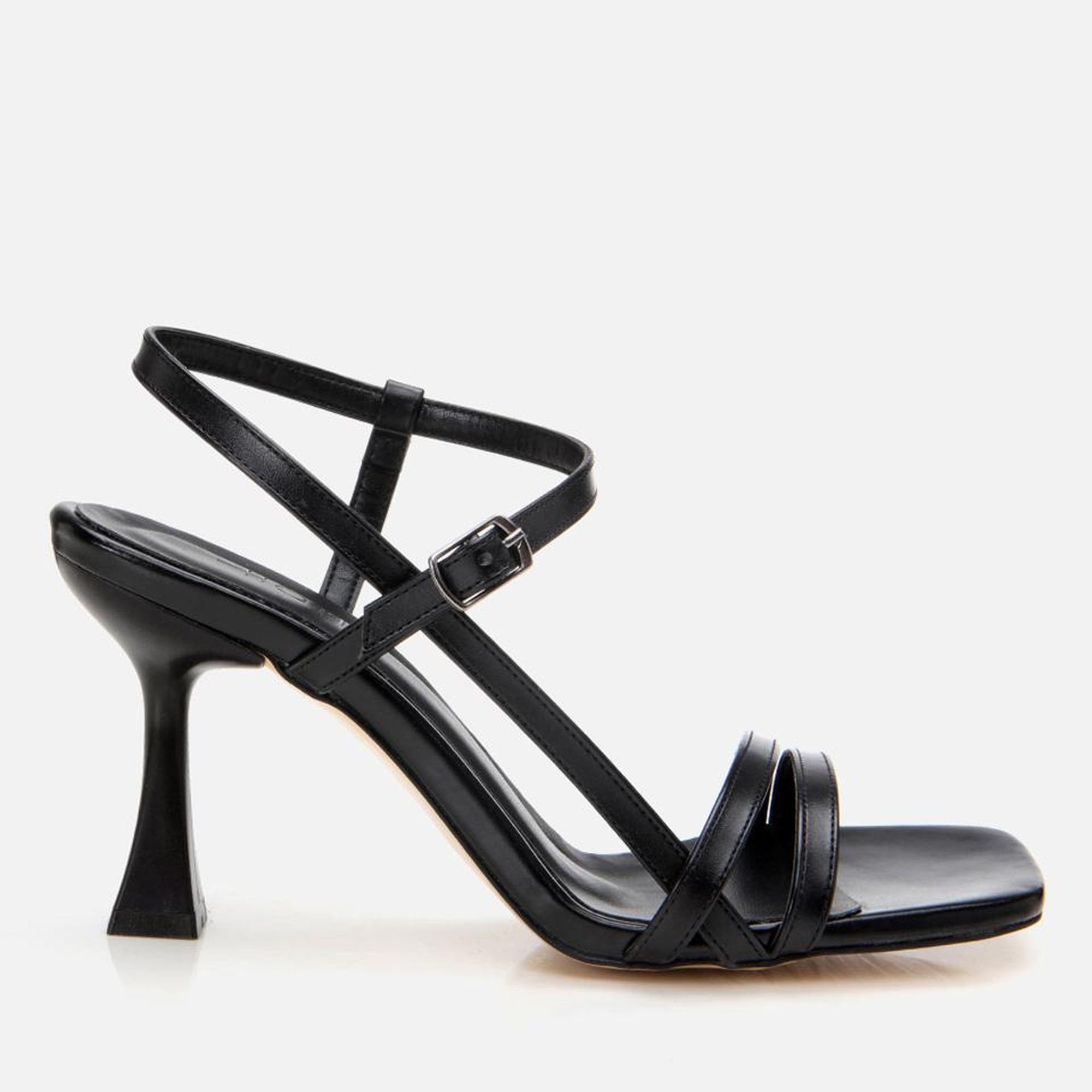 Kadın Siyah Abiye Topuklu Sandalet