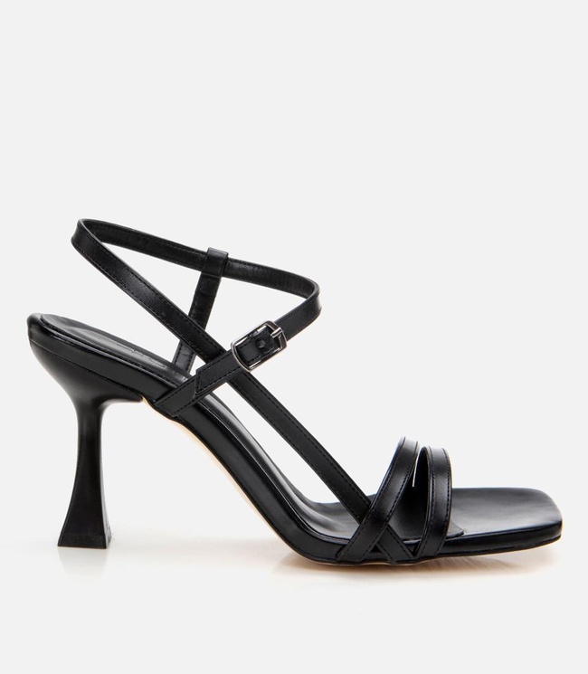  Kadın Siyah Abiye Topuklu Sandalet