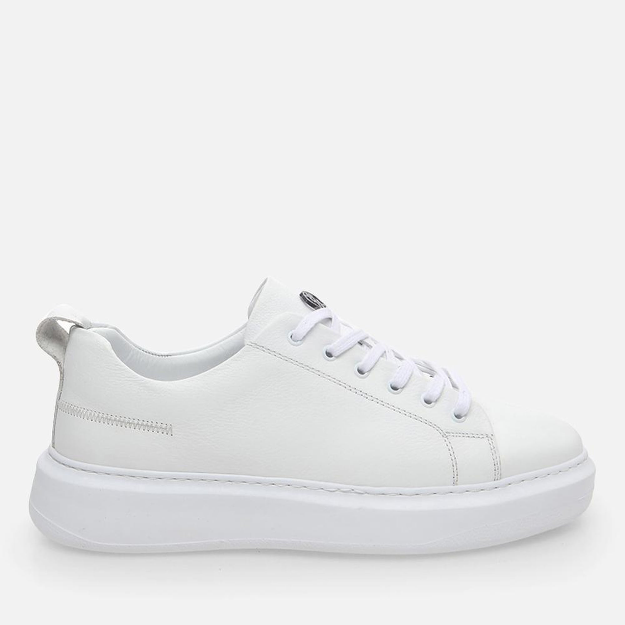 Erkek Deri Beyaz Günlük Ayakkabı