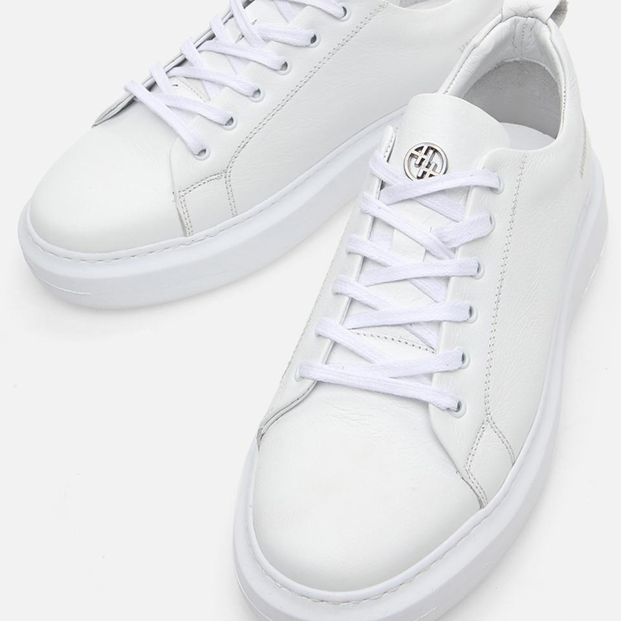 Erkek Deri Beyaz Günlük Ayakkabı