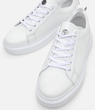  Erkek Deri Beyaz Günlük Ayakkabı