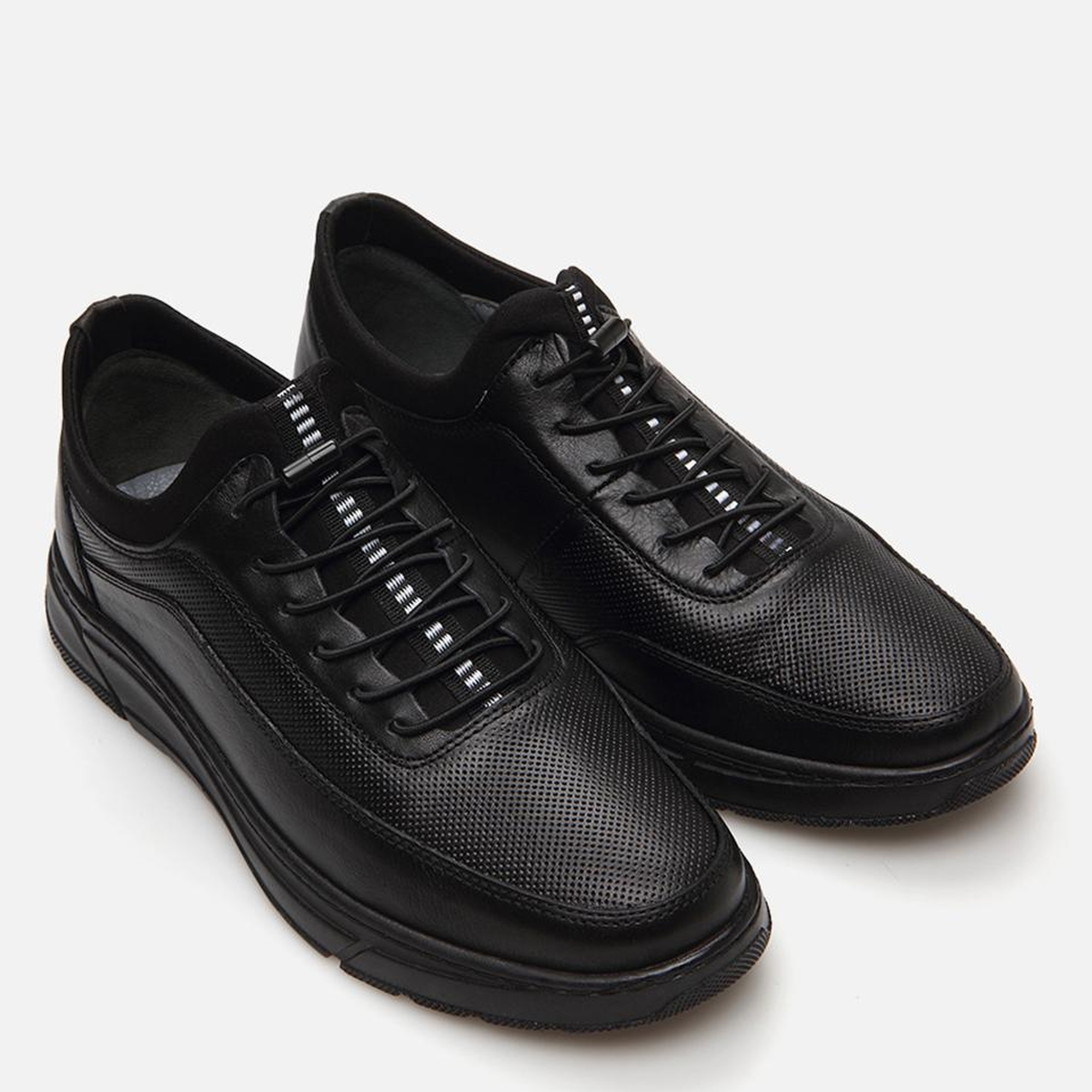 Erkek Deri Siyah Spor Ayakkabı