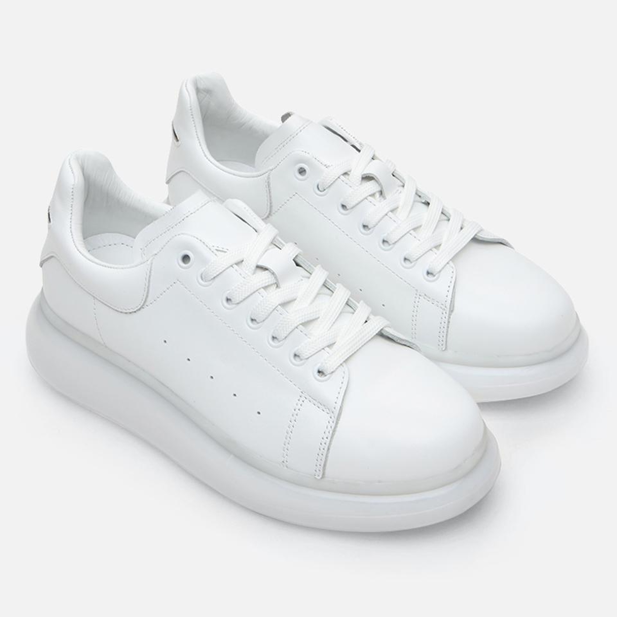 Erkek Deri Beyaz Günlük Ayakkabı