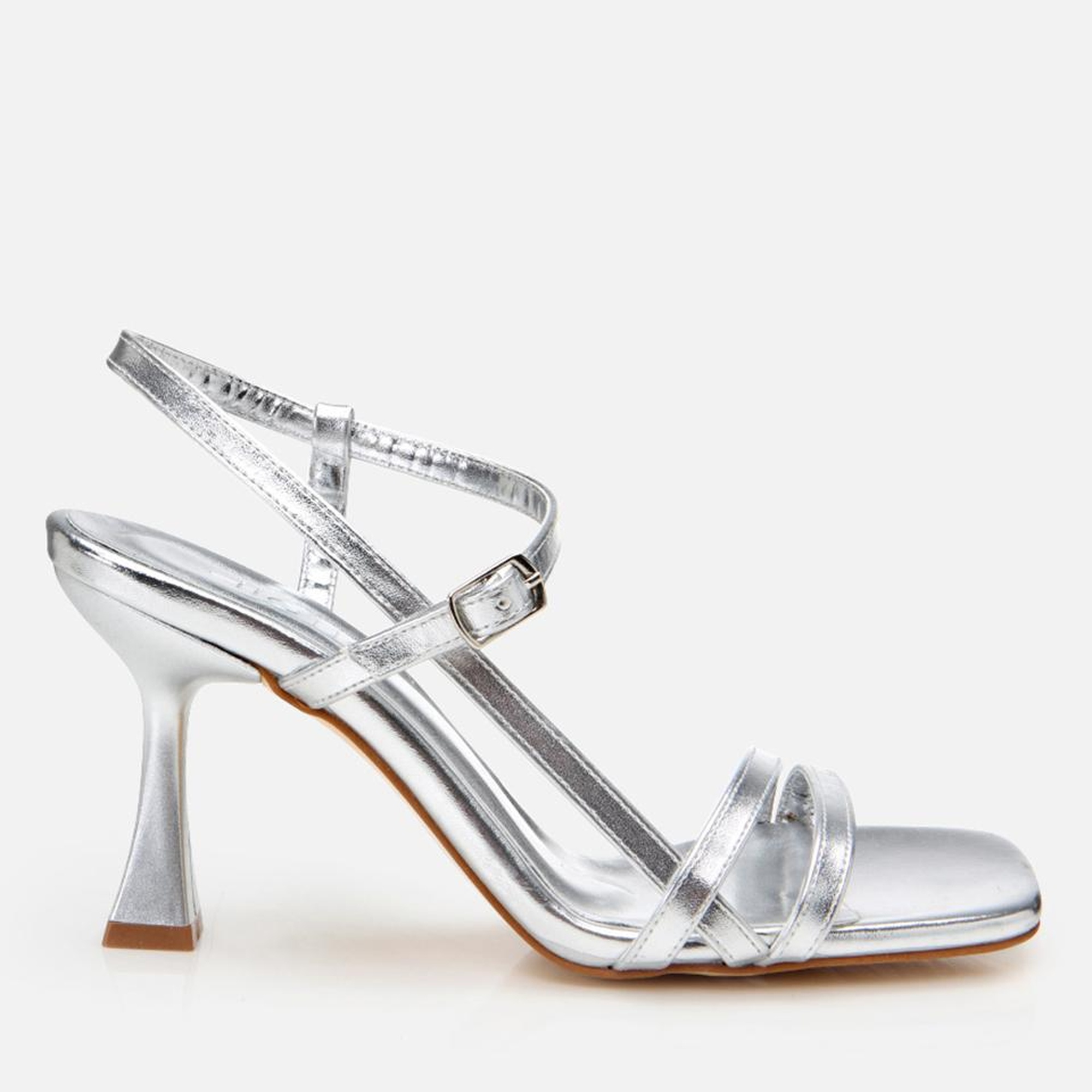 Kadın Lame Abiye Topuklu Sandalet