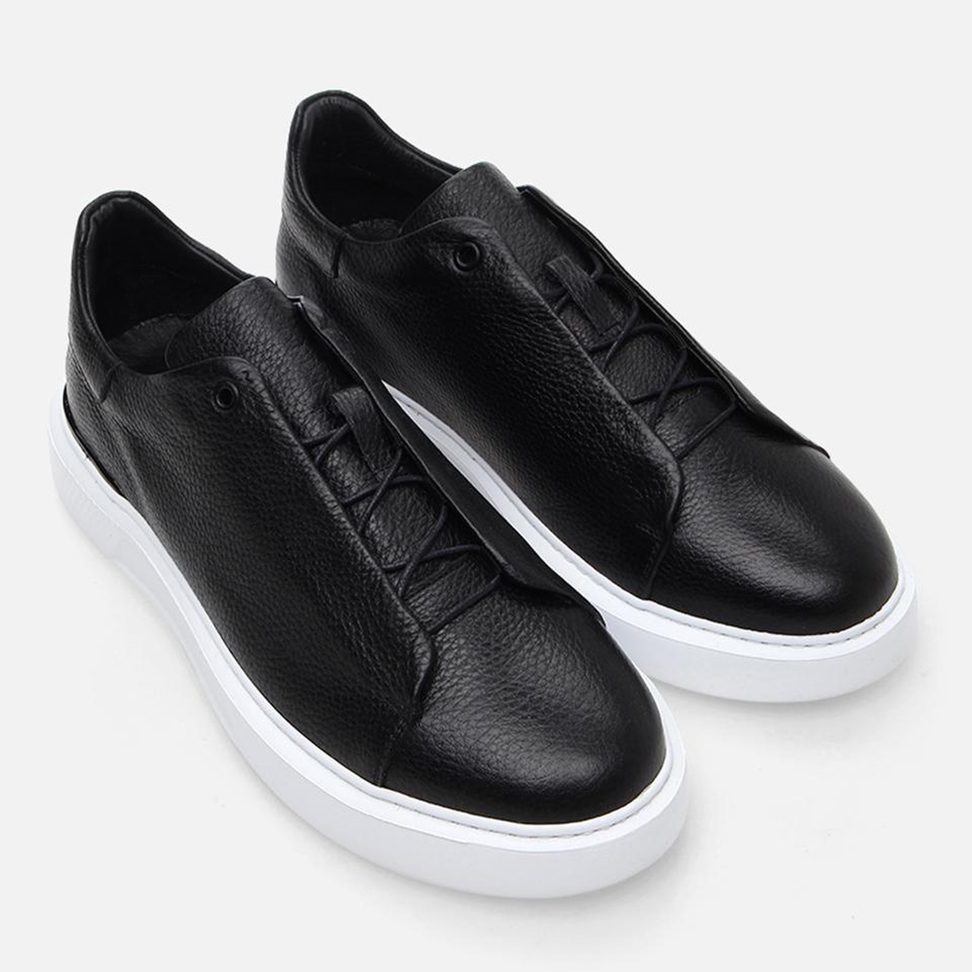 Erkek Deri Siyah Günlük Ayakkabı