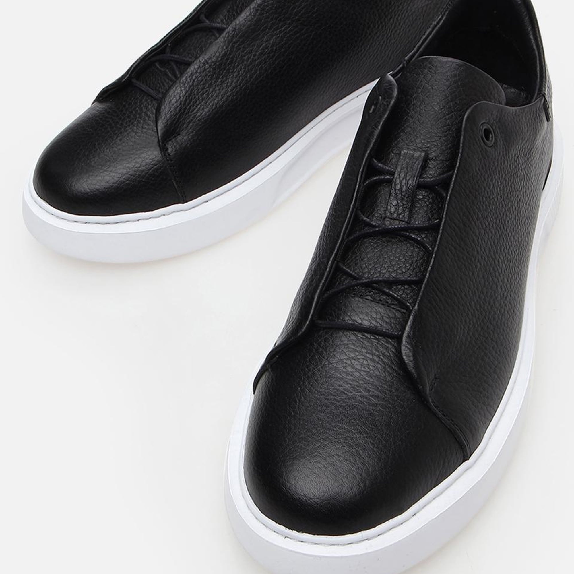 Erkek Deri Siyah Günlük Ayakkabı