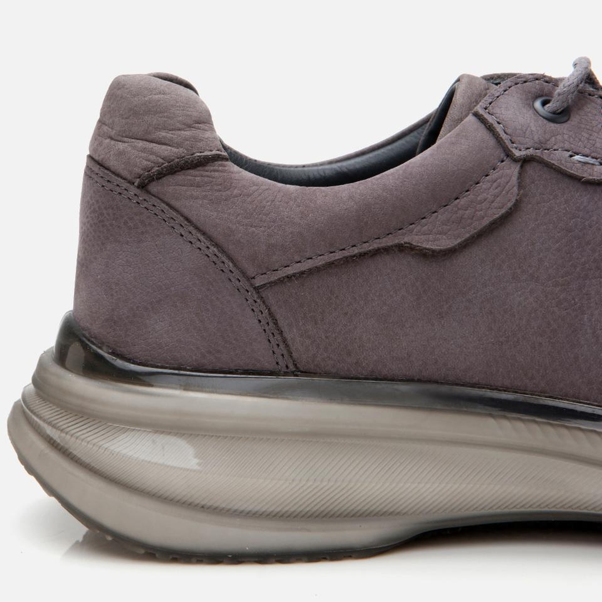 Erkek Nubuk Deri Gri Spor Ayakkabı