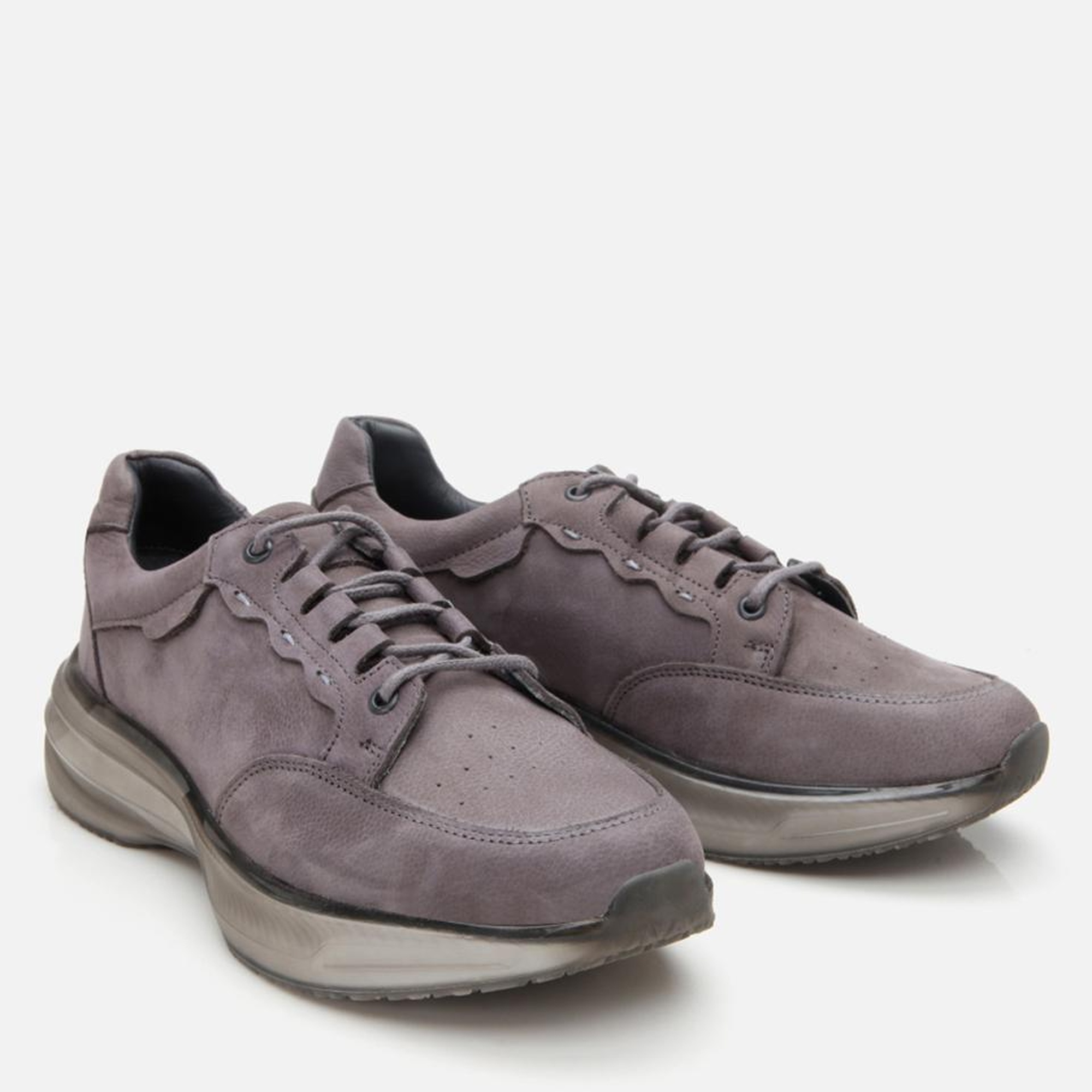 Erkek Nubuk Deri Gri Spor Ayakkabı