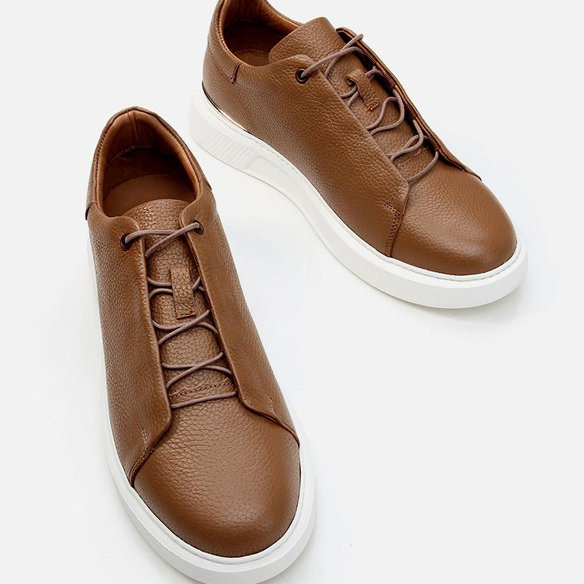 Erkek Deri Kahverengi Günlük Ayakkabı