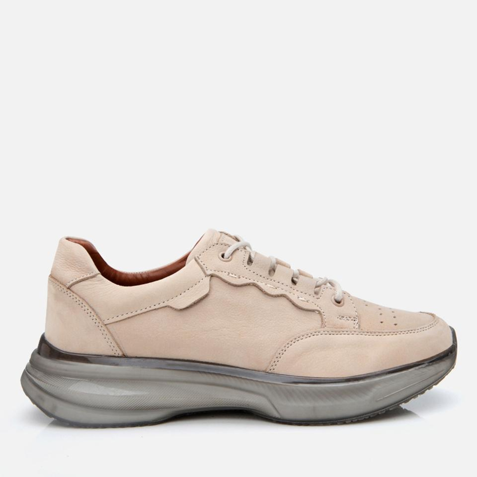 Erkek Nubuk Deri Vizon Spor Ayakkabı