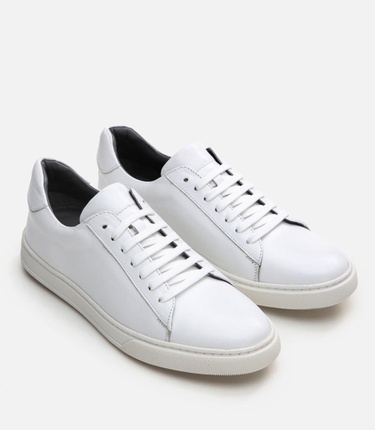  Erkek Deri Beyaz Günlük Ayakkabı