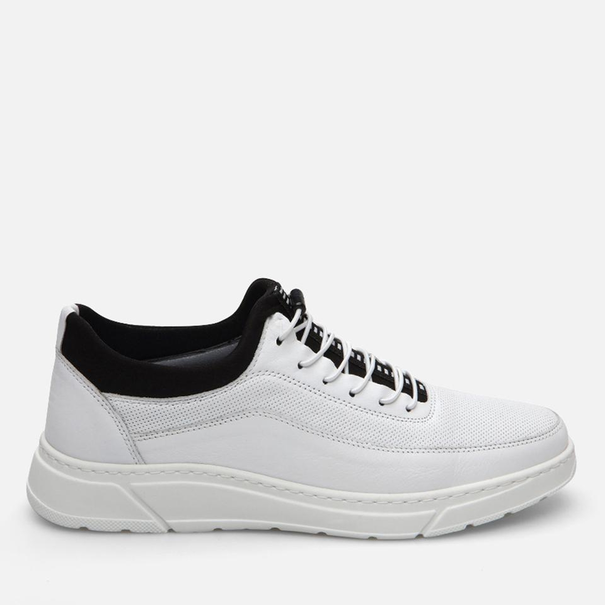 Erkek Deri Beyaz Spor Ayakkabı