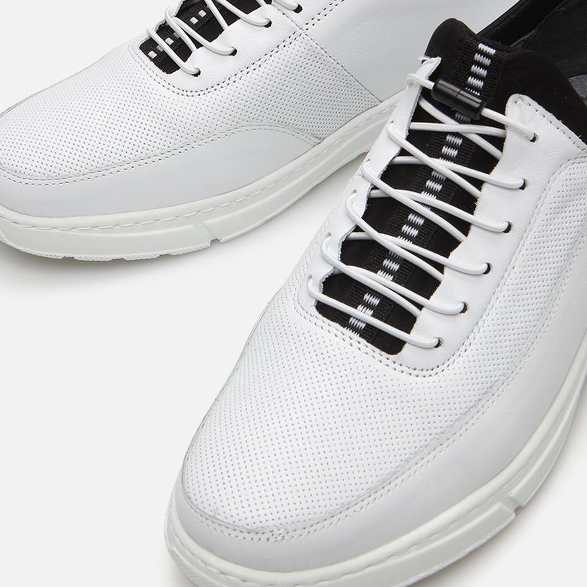 Erkek Deri Beyaz Spor Ayakkabı