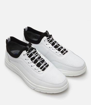  Erkek Deri Beyaz Spor Ayakkabı