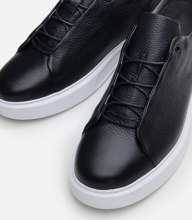  Erkek Deri Lacivert Günlük Ayakkabı