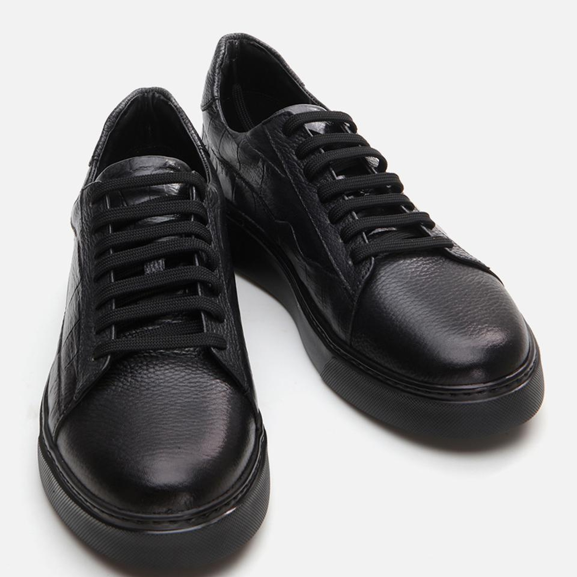 Erkek Deri Siyah Günlük Ayakkabı