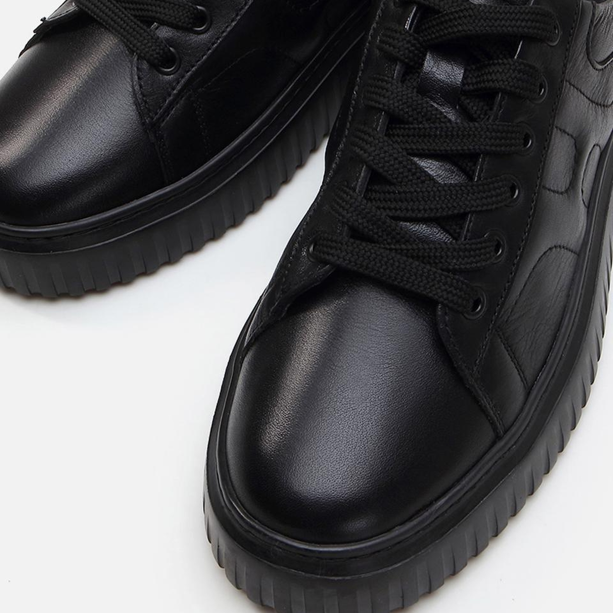 Erkek Deri Siyah Günlük Ayakkabı