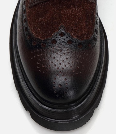  Erkek Deri Kahverengi Günlük Ayakkabı