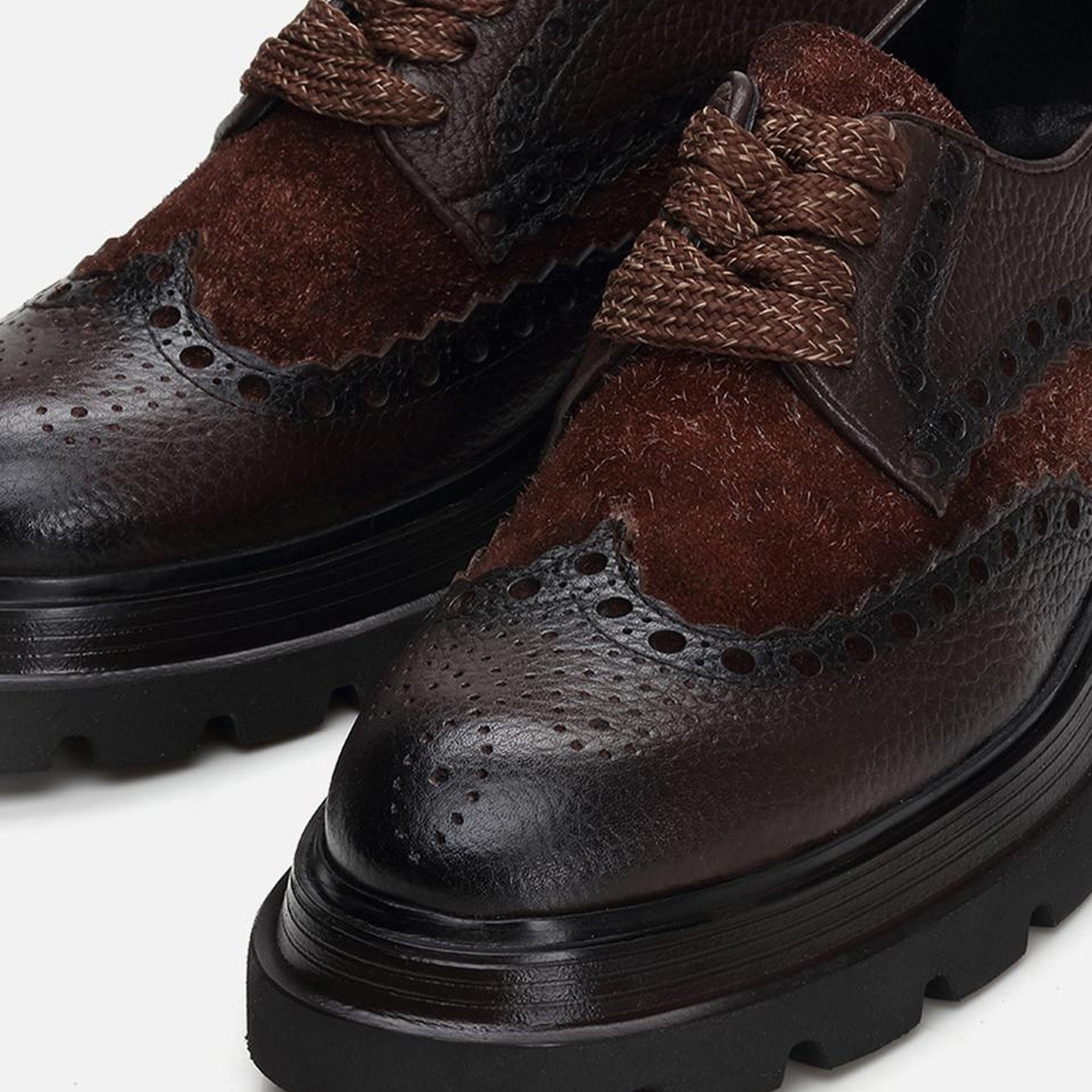 Erkek Deri Kahverengi Günlük Ayakkabı