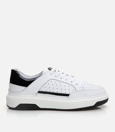  Erkek Deri Beyaz Günlük Ayakkabı