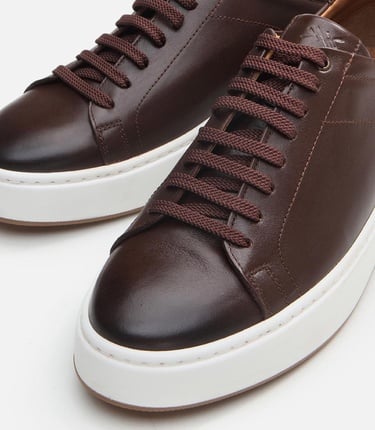  Erkek Deri Kahverengi Günlük Ayakkabı