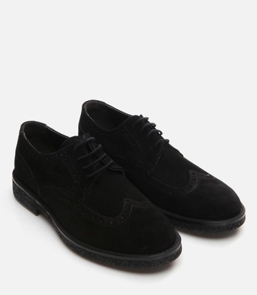  Erkek Deri Siyah Günlük Ayakkabı