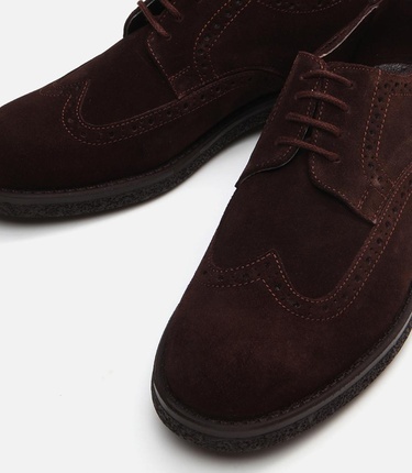  Erkek Deri Kahverengi Günlük Ayakkabı