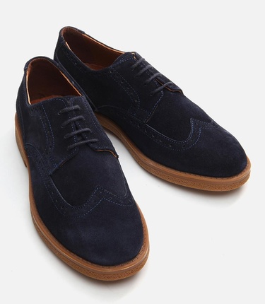  Erkek Deri Lacivert Günlük Ayakkabı