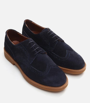  Erkek Deri Lacivert Günlük Ayakkabı