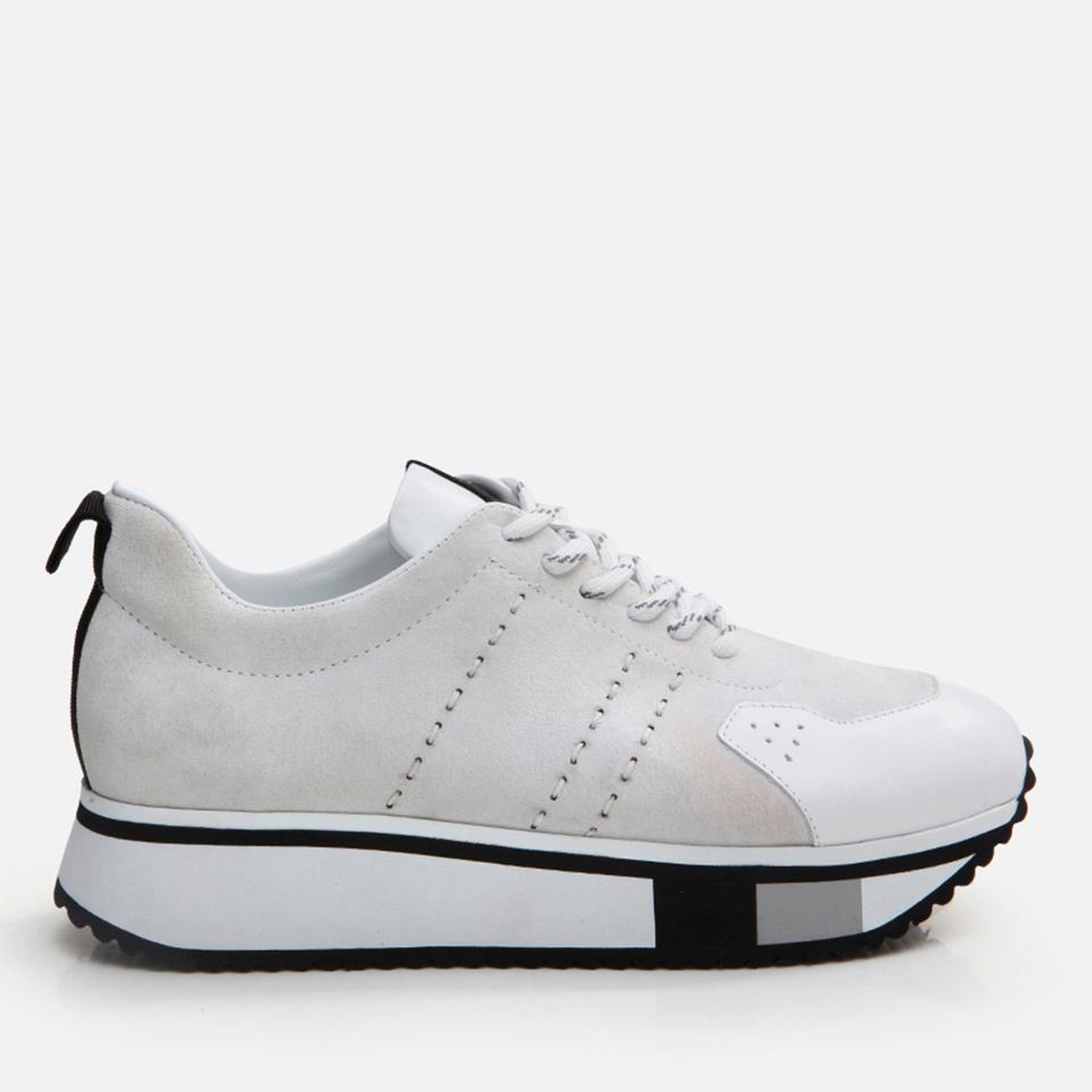 Erkek Deri Beyaz Spor Ayakkabı