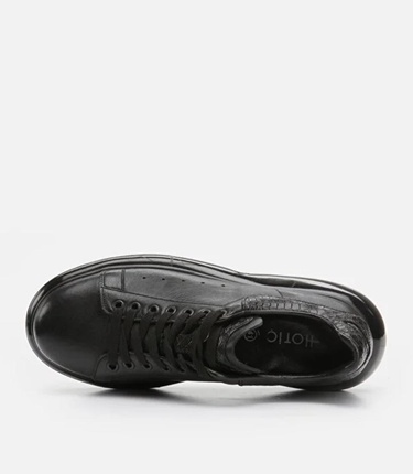  Erkek Deri Siyah Günlük Ayakkabı