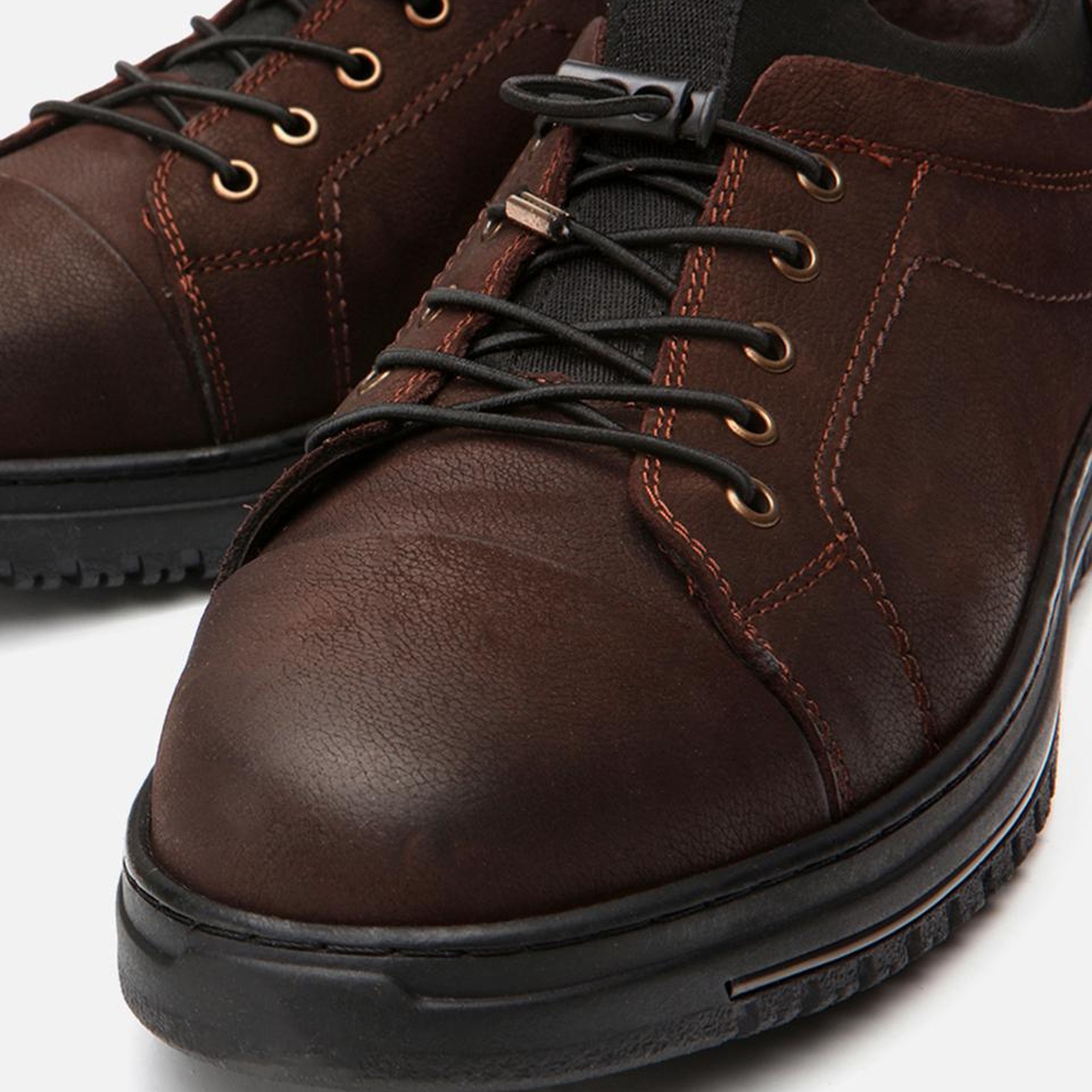 Erkek Deri Kahverengi Günlük Ayakkabı