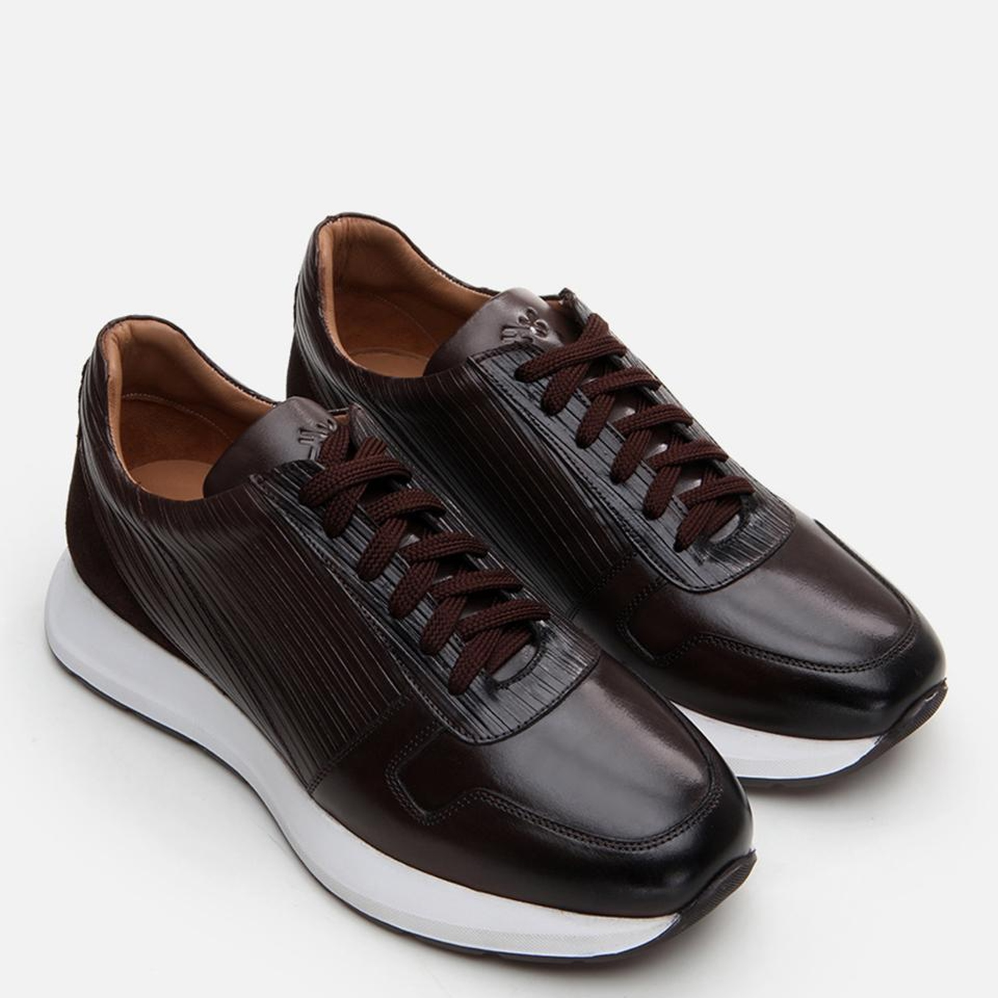 Erkek Deri Kahverengi Spor Ayakkabı