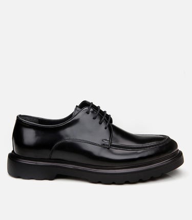  Erkek Deri Siyah Günlük Ayakkabı