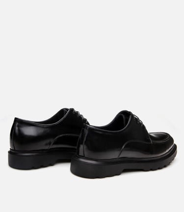  Erkek Deri Siyah Günlük Ayakkabı