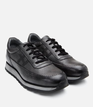  Erkek Deri Gri Spor Ayakkabı