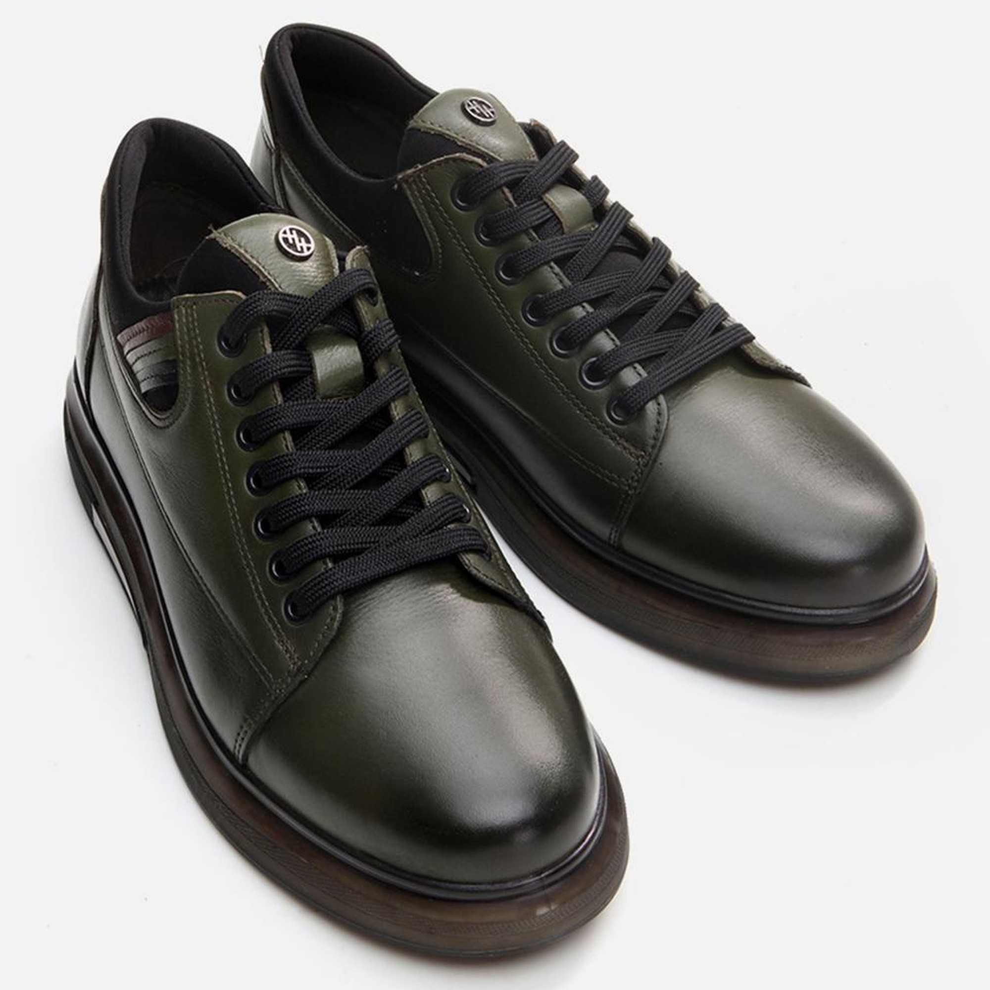 Erkek Deri Haki Günlük Ayakkabı