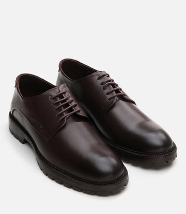  Erkek Deri Kahverengi Günlük Ayakkabı