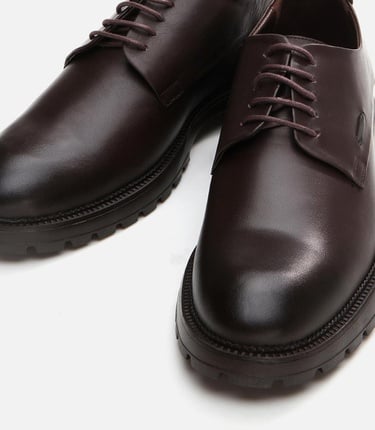  Erkek Deri Kahverengi Günlük Ayakkabı