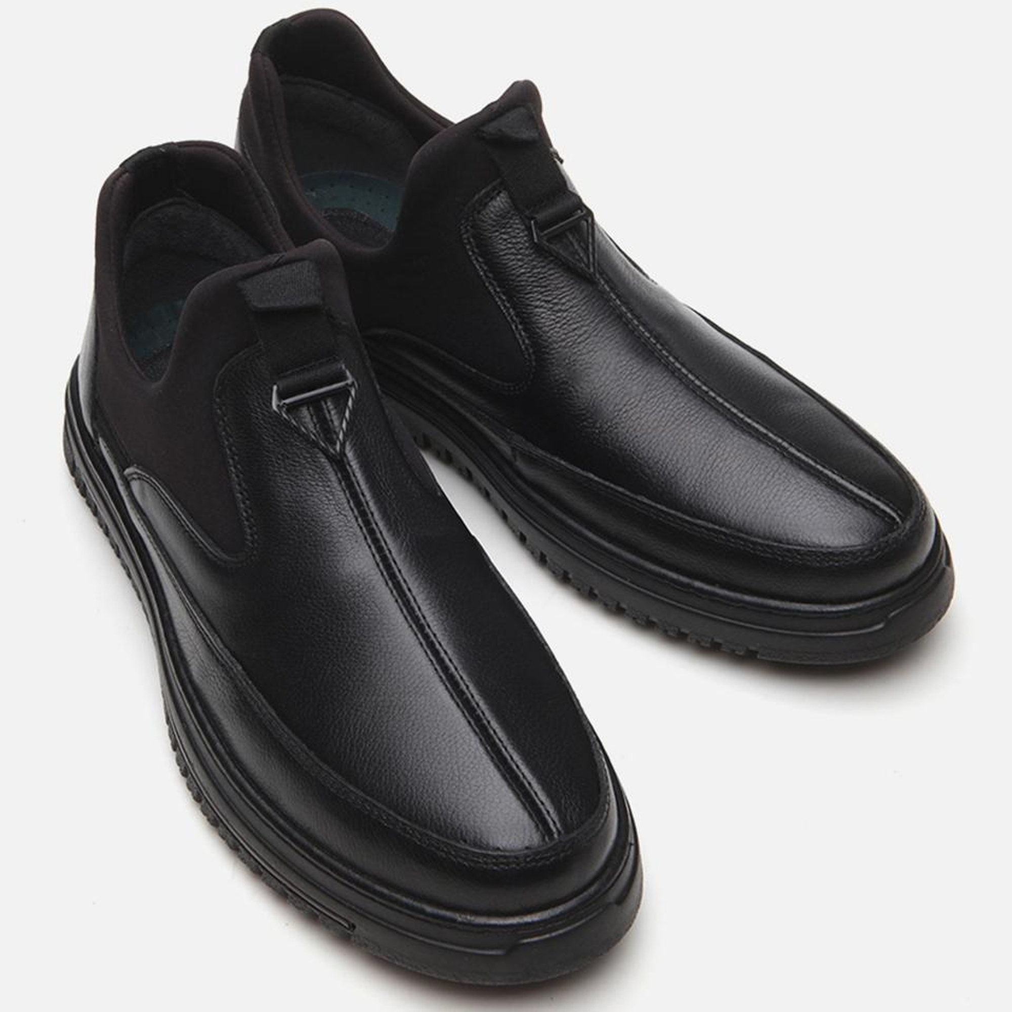 Erkek Deri Siyah Günlük Ayakkabı