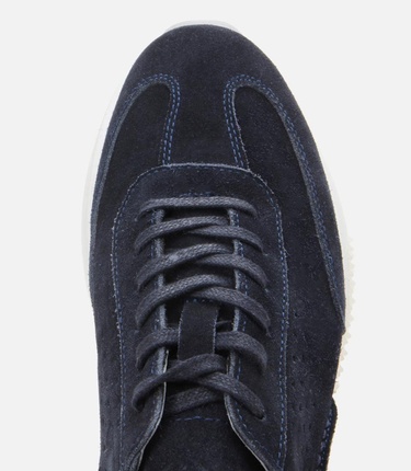  Erkek Süet Deri Lacivert Spor Ayakkabı