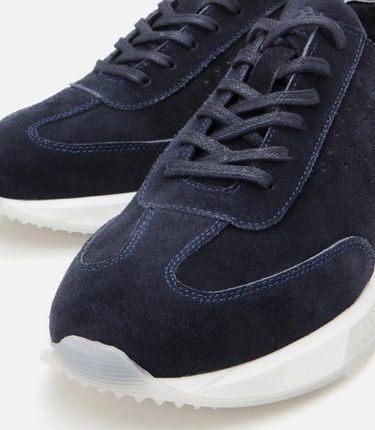  Erkek Süet Deri Lacivert Spor Ayakkabı