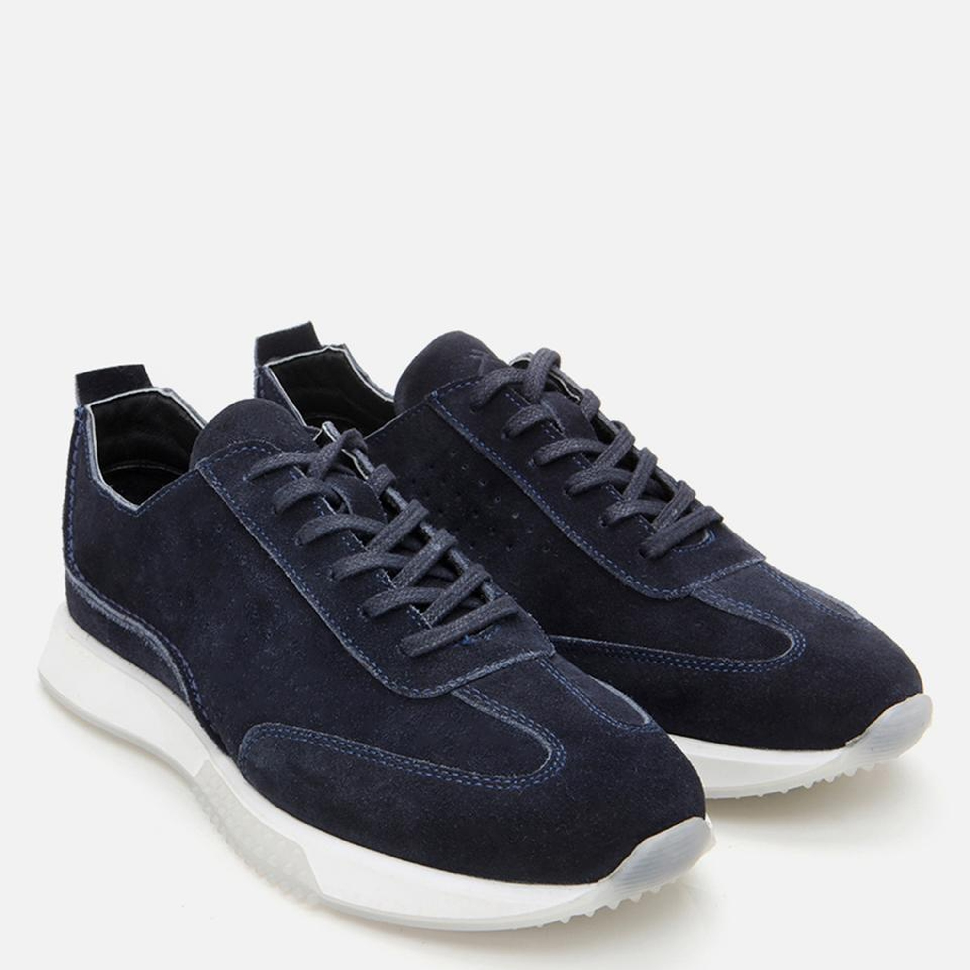 Erkek Süet Deri Lacivert Spor Ayakkabı