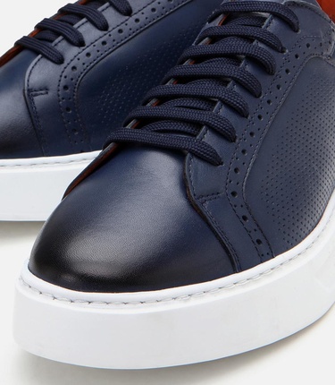  Erkek Deri Lacivert Günlük Ayakkabı