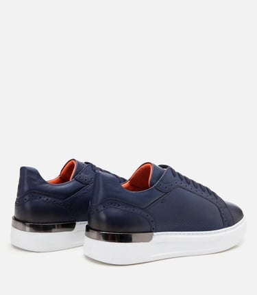  Erkek Deri Lacivert Günlük Ayakkabı