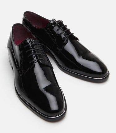  Erkek Deri Siyah Klasik Ayakkabı