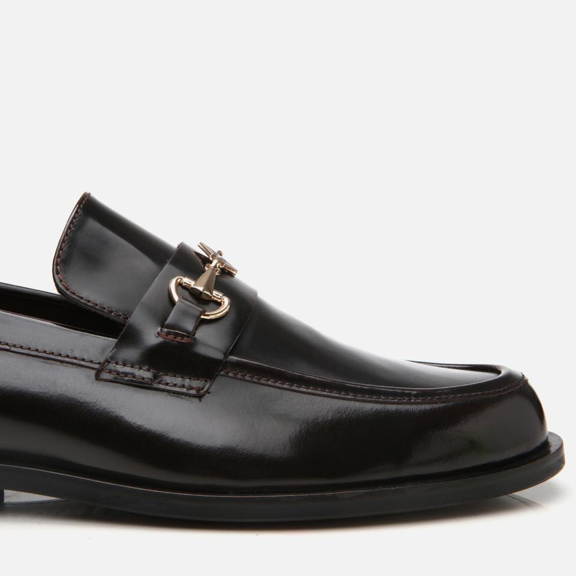 Erkek Deri Bordo Toka Detaylı Loafer